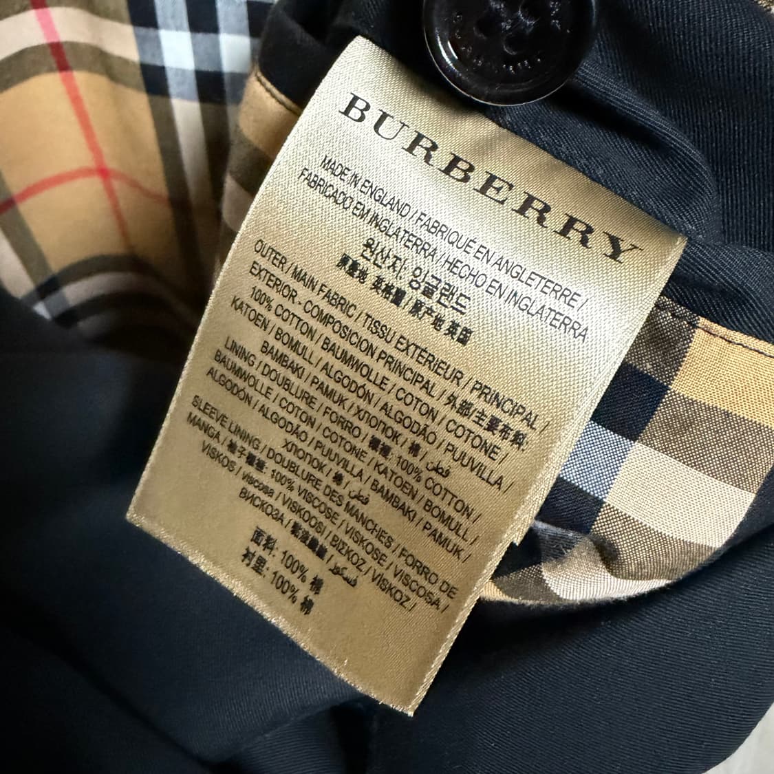 [S+급/52] 버버리 켄싱턴 헤리티지 롱 트렌치 코트 블랙 상품이미지7