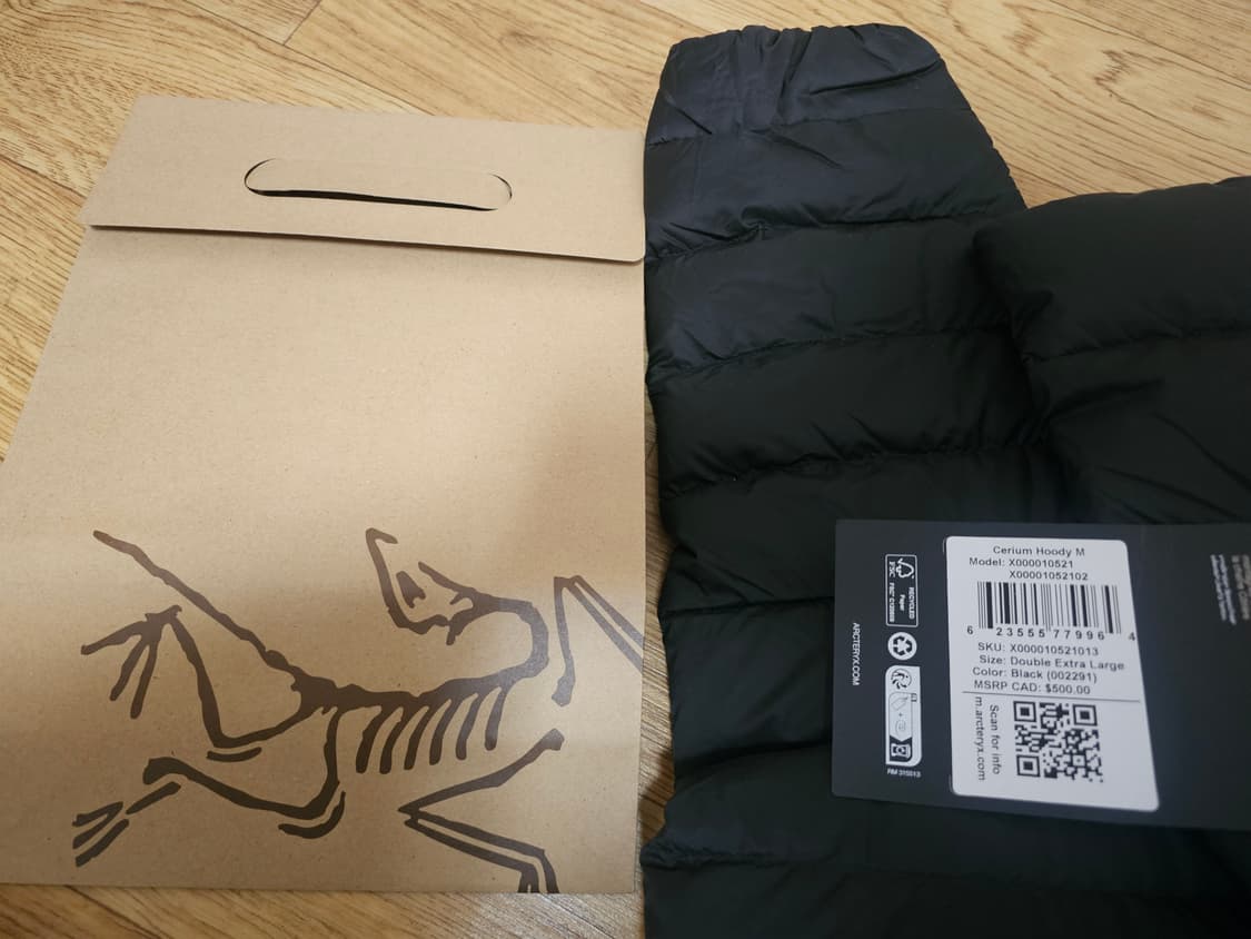 아크테릭스 세륨 후디 블랙 상품이미지5