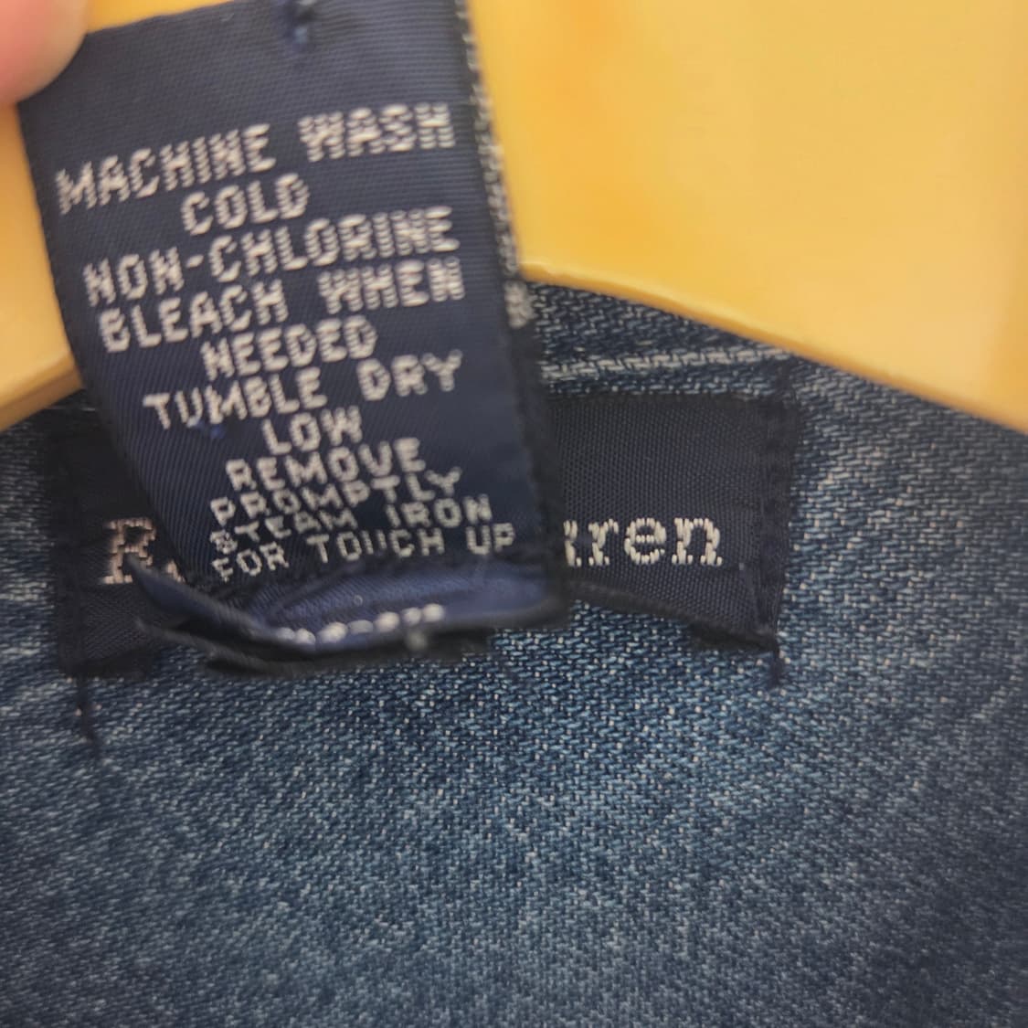 00's 빈티지 폴로 랄프로렌 여성 데님 셔츠 상품이미지5