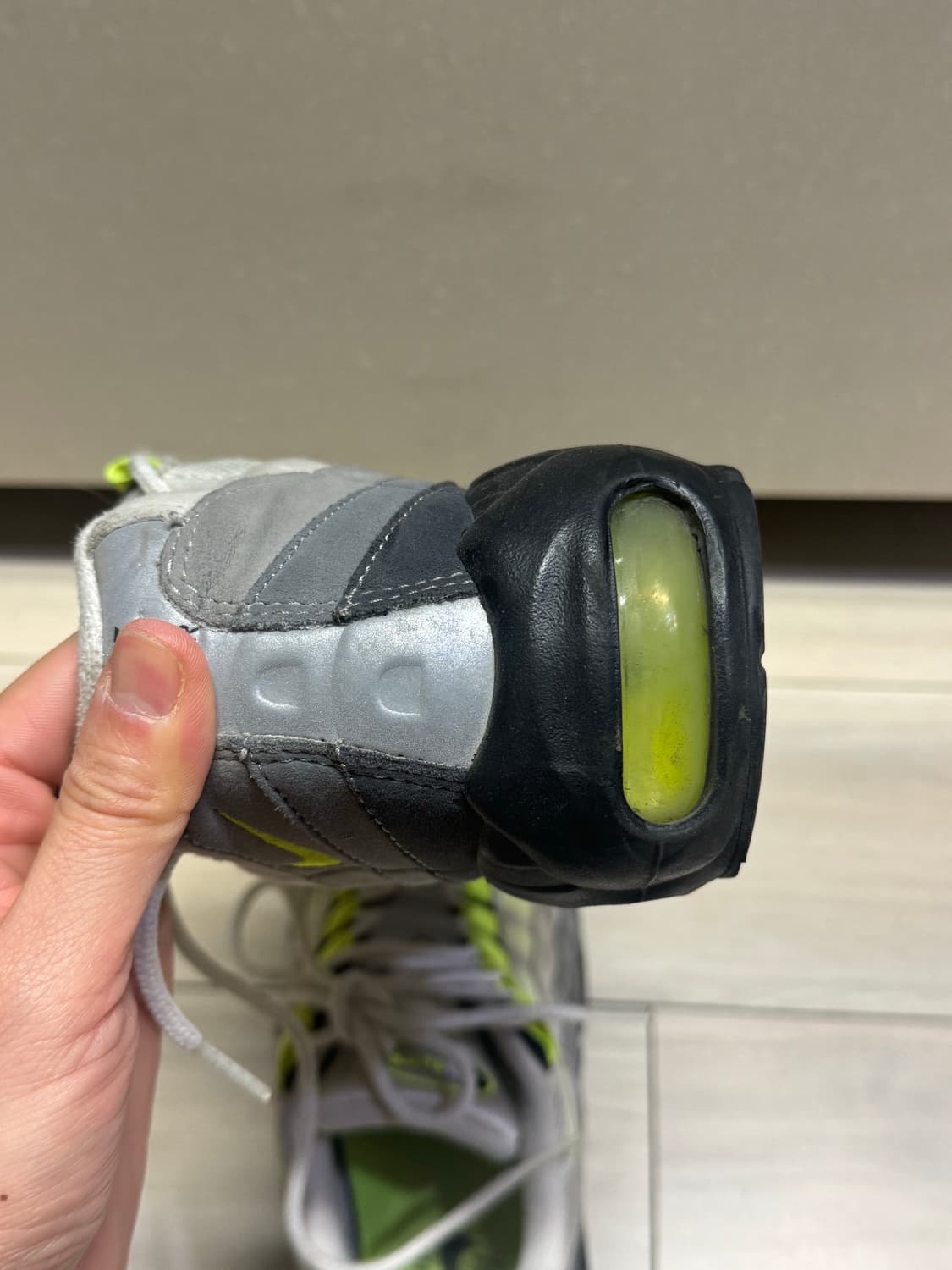 나이키 에어맥스 95 og 네온 옐로우 2020 / 255 사이즈 상품이미지7