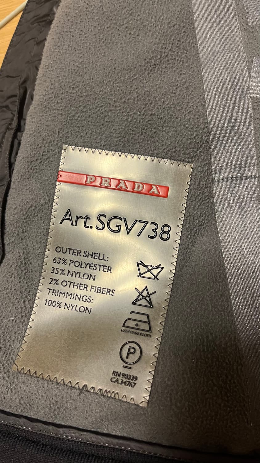프라다 스포츠 고어텍스 자켓 52사이즈 상품이미지5