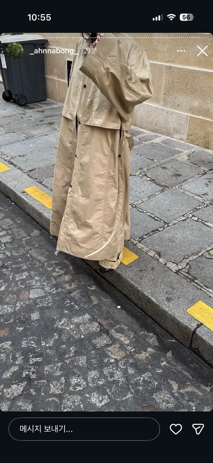 에토스 PLAT TRENCH COAT(새상품) 상품이미지3