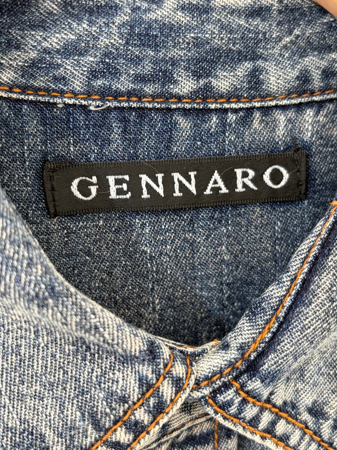 GENNARO denim western shirt  상품이미지6
