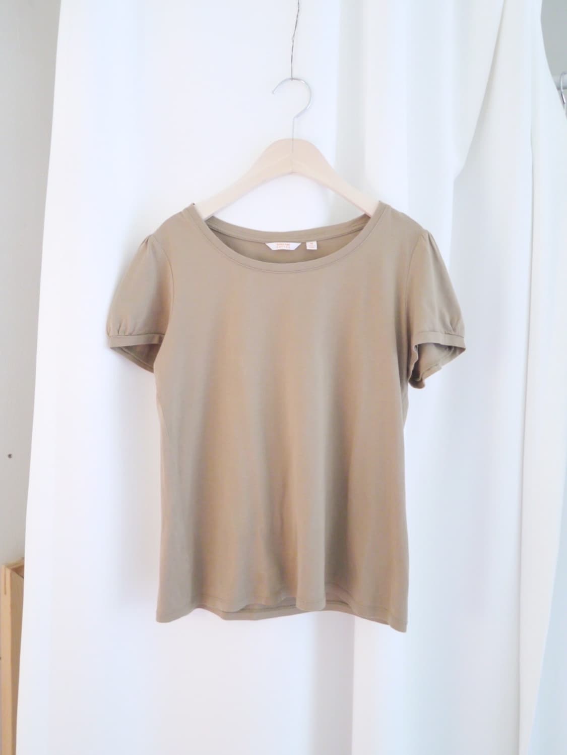 Balloon shoulder basic top 상품이미지1