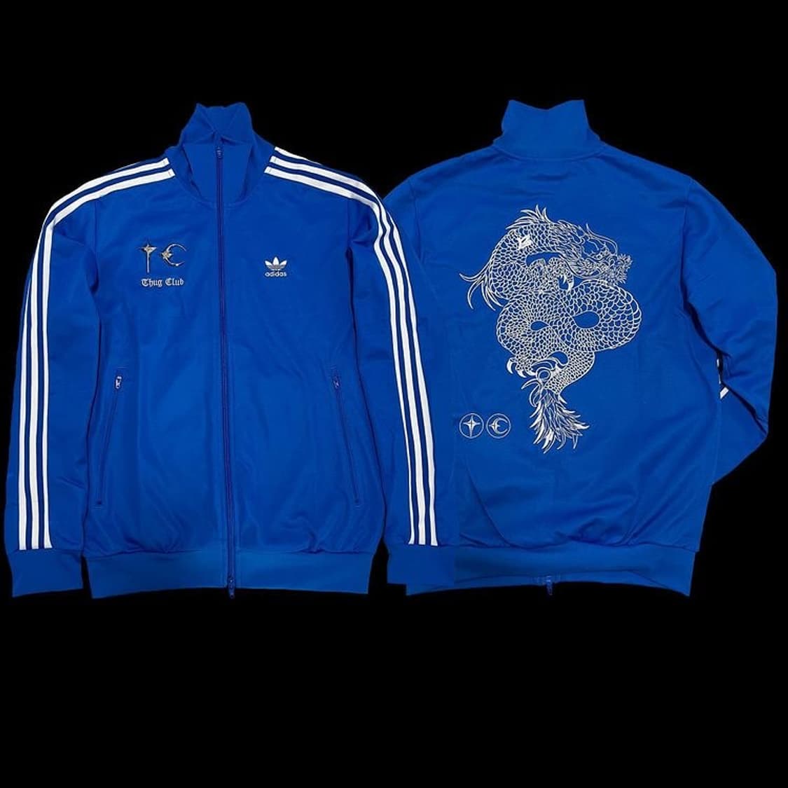 떠그클럽 아디다스 드래곤 트랙탑 블루  상품이미지9