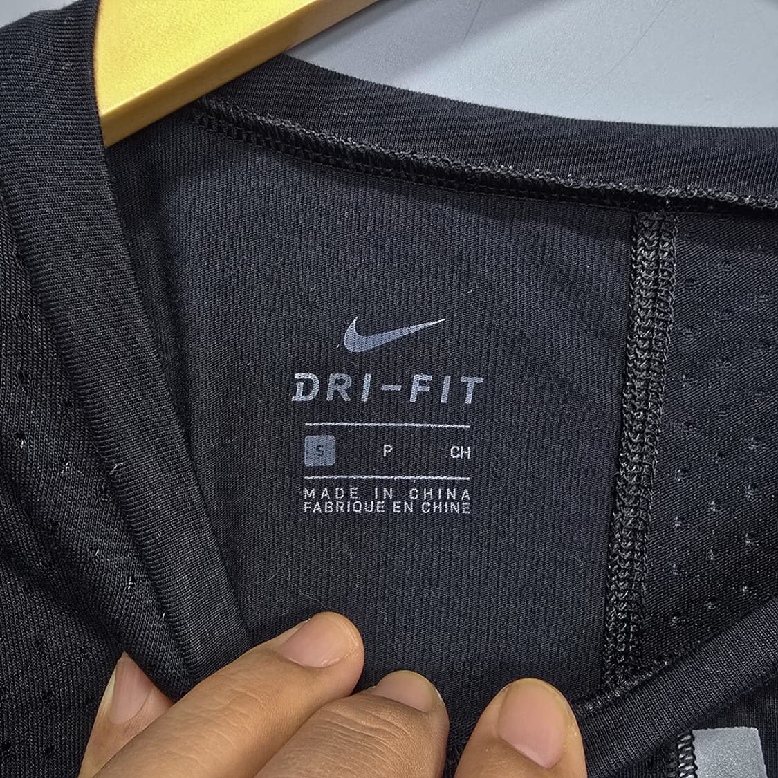 나이키(NIKE) 여성용 드라이핏 로고 반팔티 블랙 S 상품이미지5