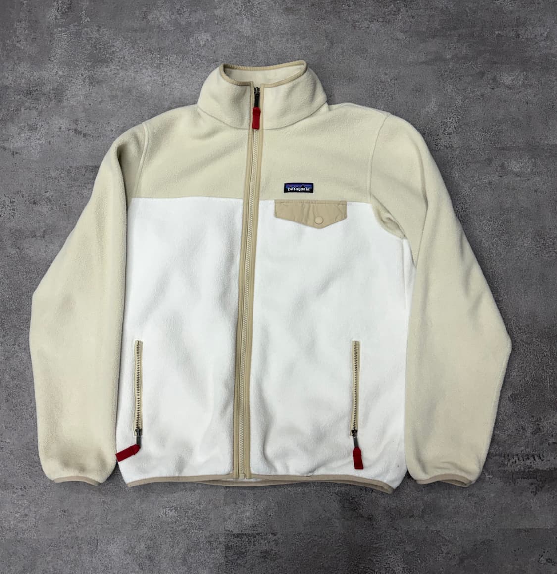 파타고니아 신칠라 플리스 아이보리/화이트 상품이미지1