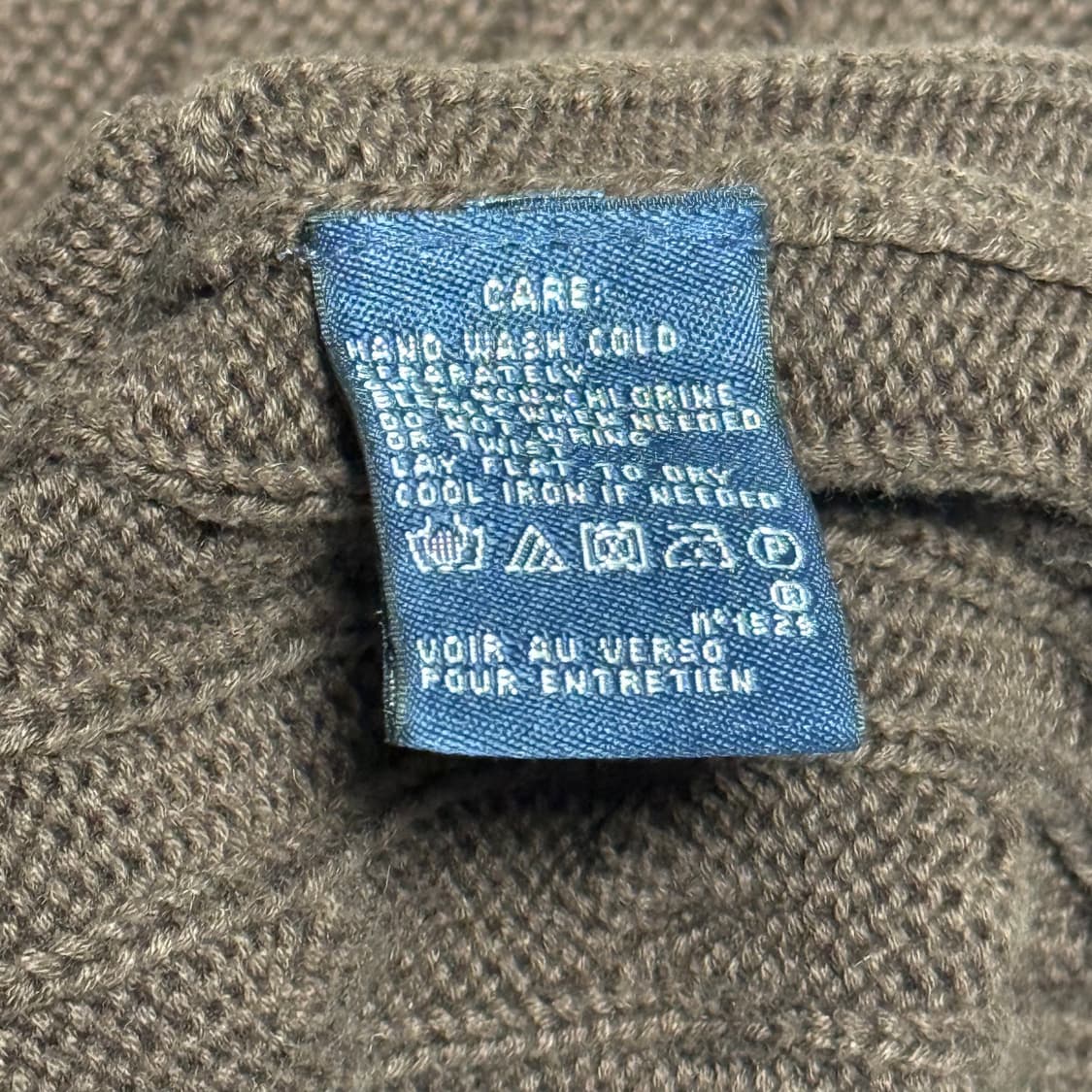 M 폴로랄프로렌 여성용 브라운 케이블 니트 상품이미지5