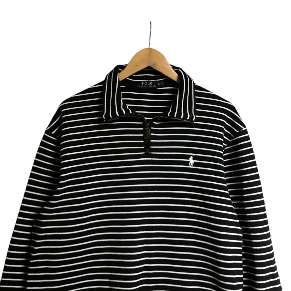 폴로 신형라인 단가라 면 코튼 반집업 상품이미지1