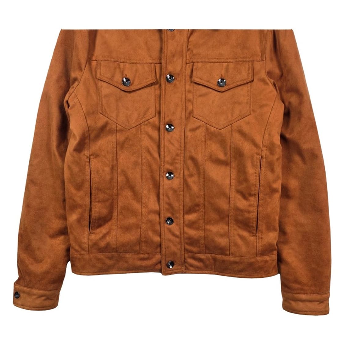 ZARA MAN 카멜 스웨이드무드 트러커 점퍼 M 상품이미지4