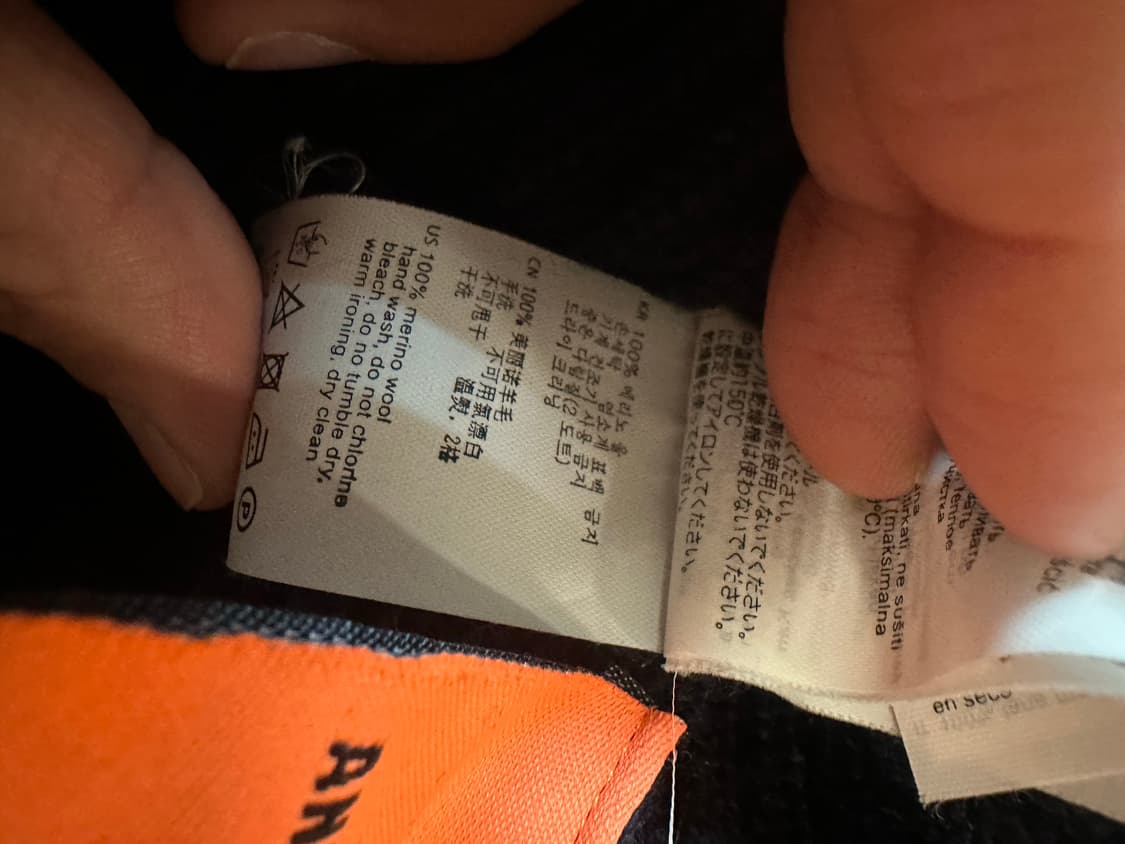 [S] 안데르센 안데르센 네이비 크루넥 네이비 상품이미지4