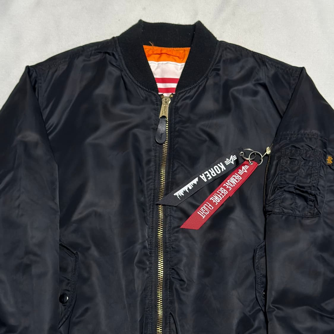 M 알파인더스트리 MA-1 리버시블 USAF 자켓 상품이미지1