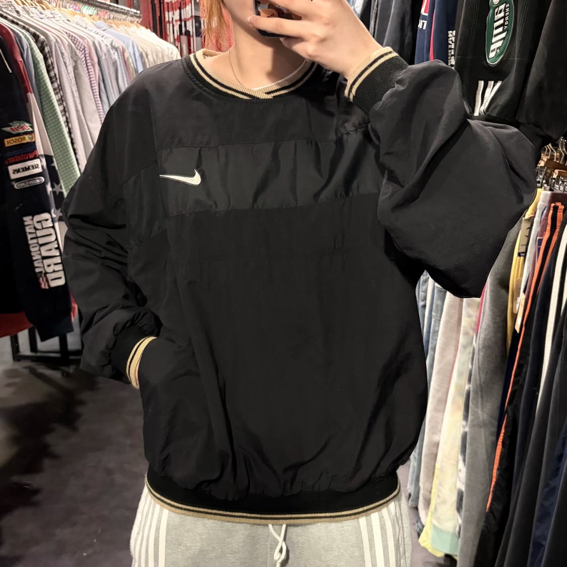 Nike 나이키 스우시 웜업 블랙 상품이미지1