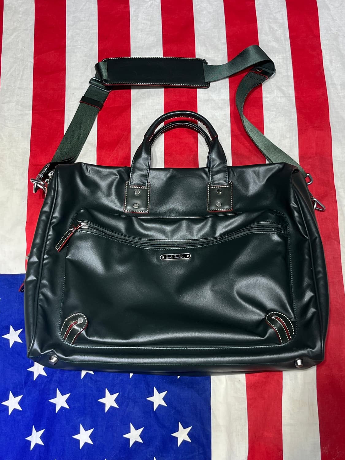 폴스미스 다크 그린 서류 가방 상품이미지4