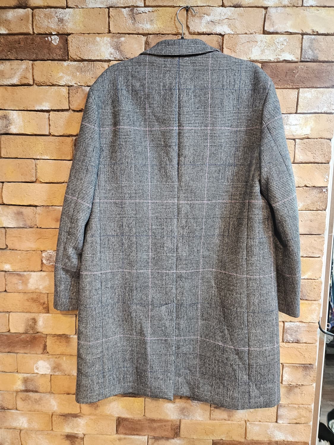 Tommy Hilfiger 남성 울 체크 코트 상품이미지2