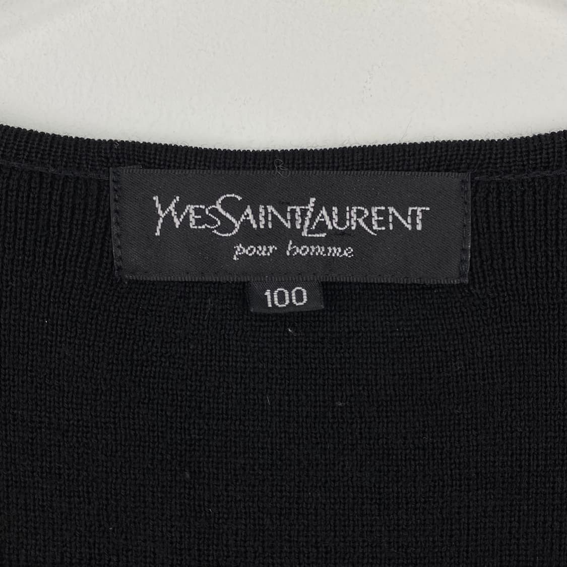 입생로랑 YSL 울 케이블 니트 베스트 L 상품이미지4