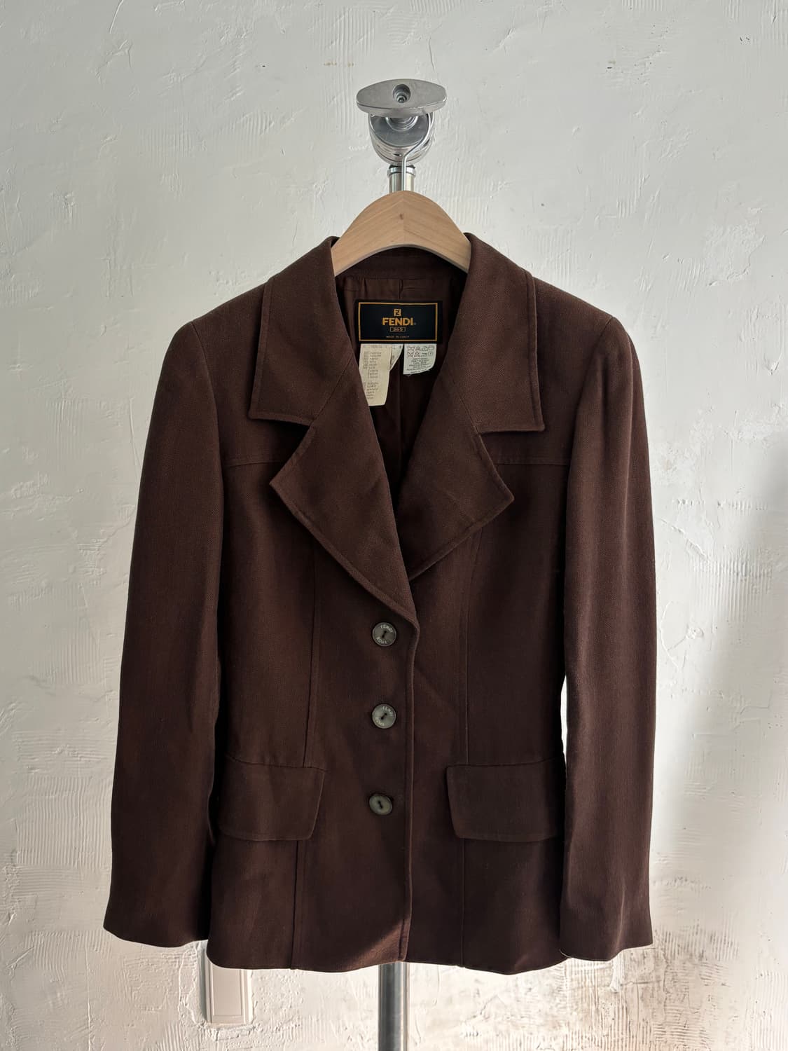 Fendi 펜디 브라운 컬러 3B 자켓 상품이미지4