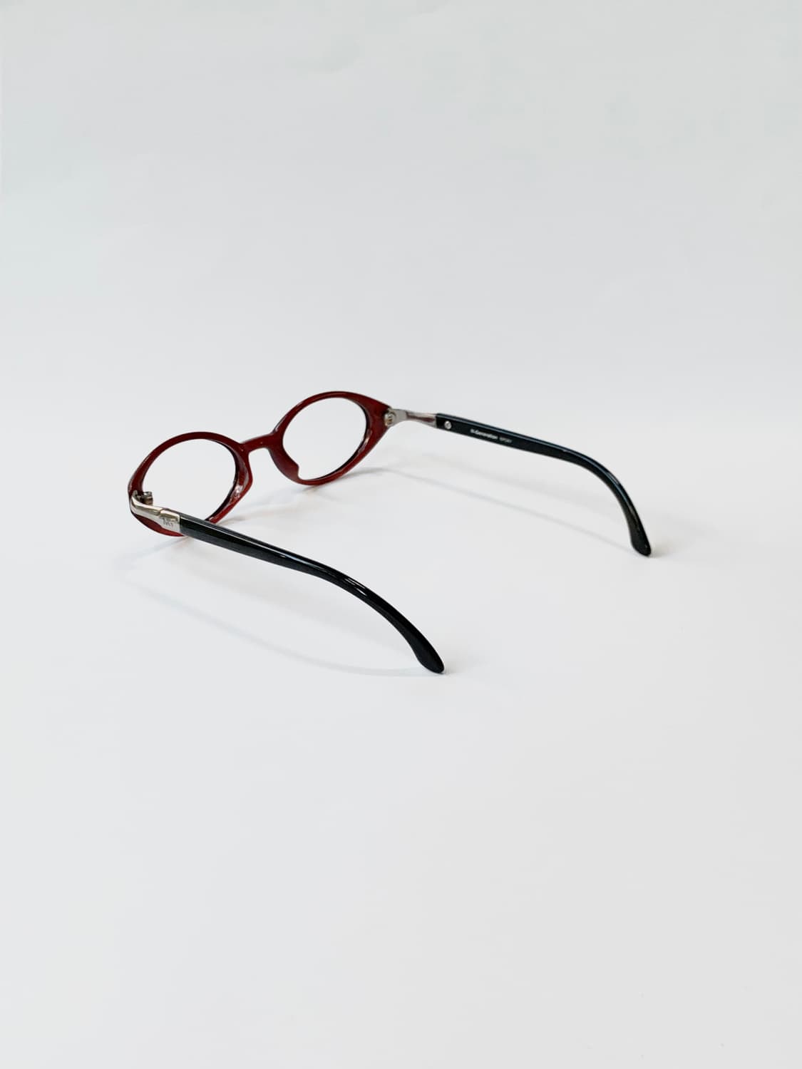 [픽키-646] 레드브라운 투톤 오벌 안경 빈티지 아세테이트 상품이미지4