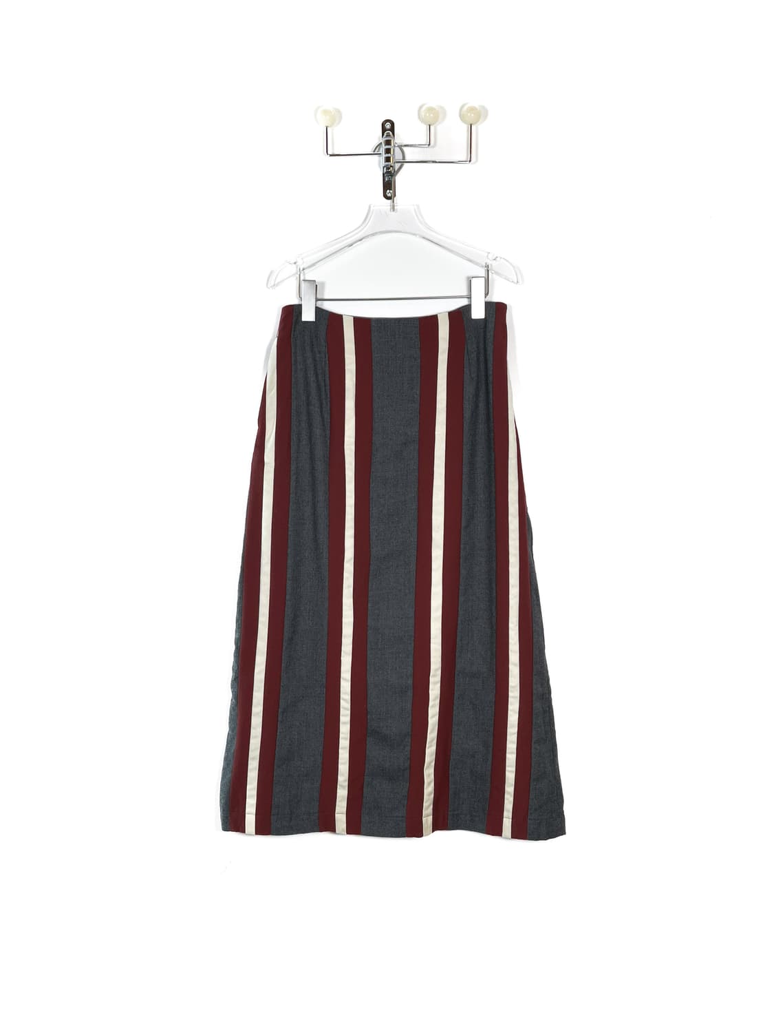 꼼데가르송 트리콧 AD 2000 스트라이프 울 스커트 상품이미지1