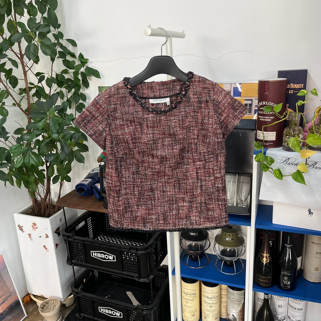 입생로랑 트위드 탑 36 상품이미지1