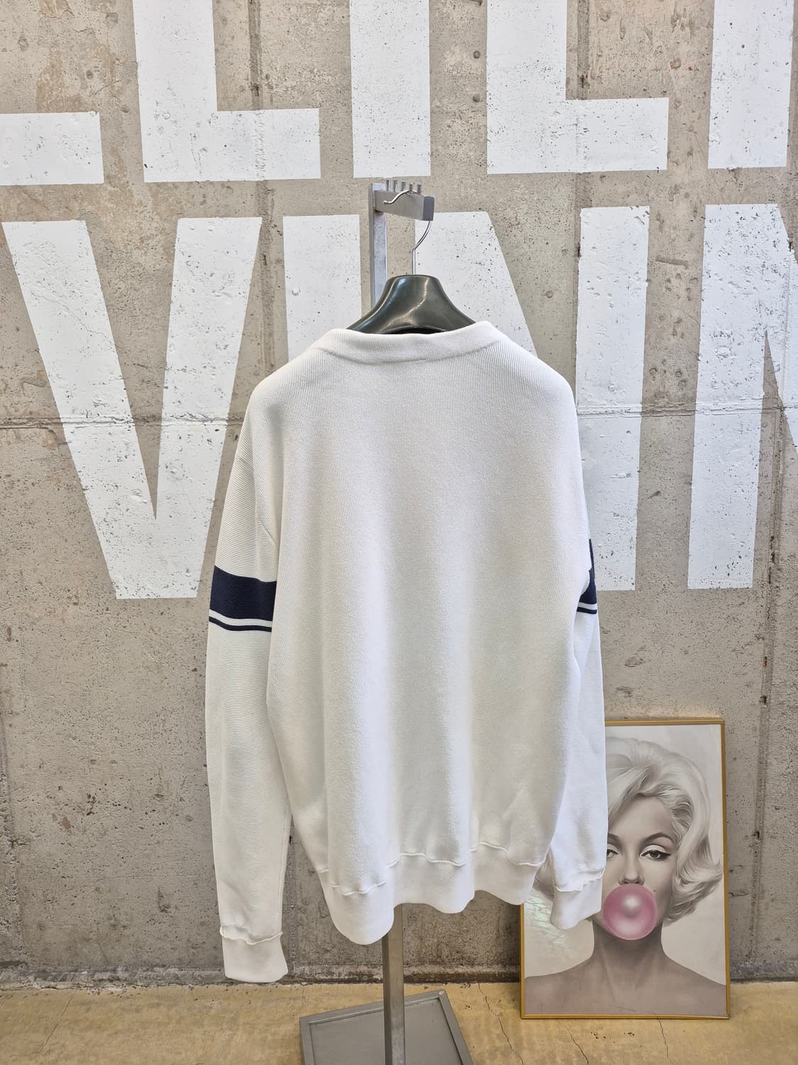 라코스테  소매스트라이  니트 간절기가디건(MTA 상품이미지4