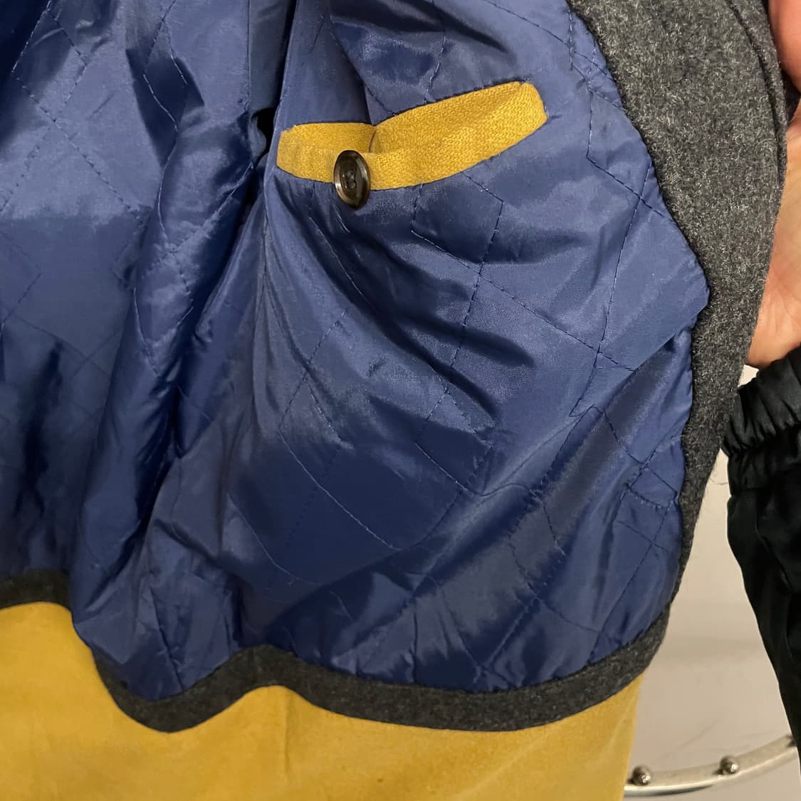 90s 맥그리거 울 모직 집업 더플 코트 떡볶이 코트 상품이미지8