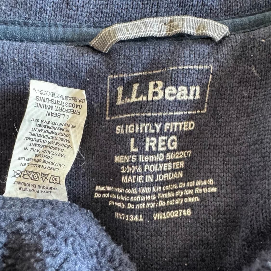 L.L.Bean 엘엘빈 자수 로고 플리스 워크 자켓 상품이미지4