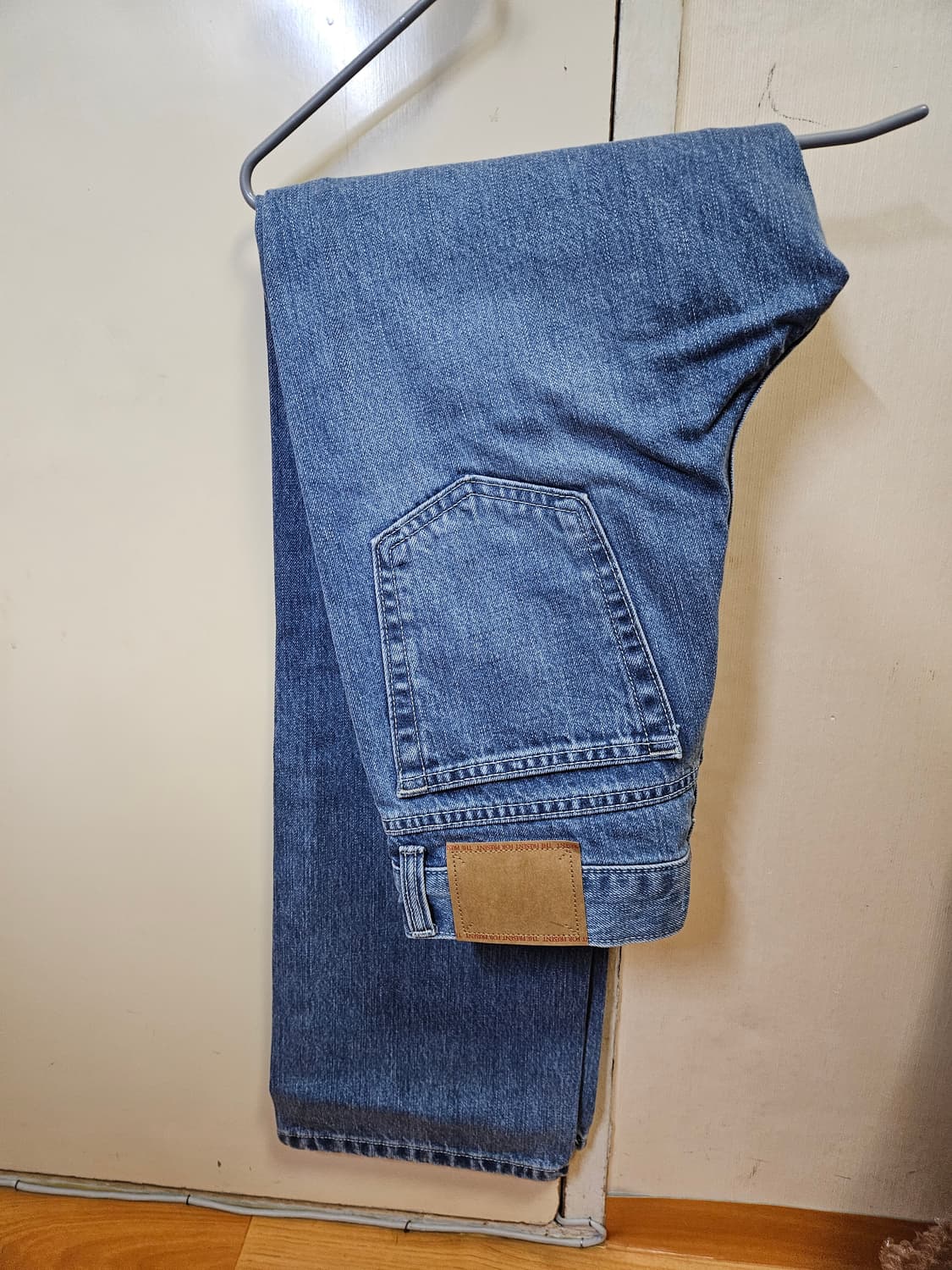 46) 엘무드 타임리스 스트레이트 데님 솔트블루 상품이미지2