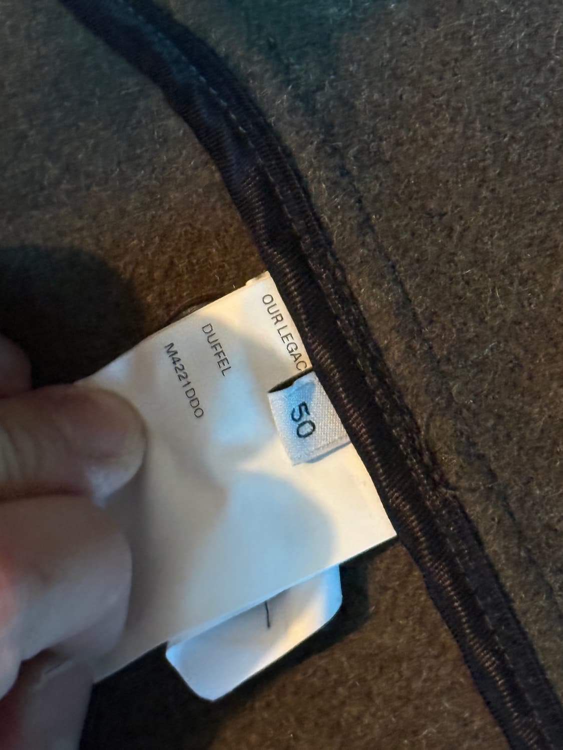 아워레가시 더플 모스그린 코트 상품이미지4