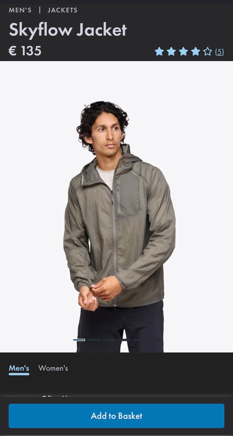 호카 스카이플로우 자켓 L 사이즈 상품이미지1