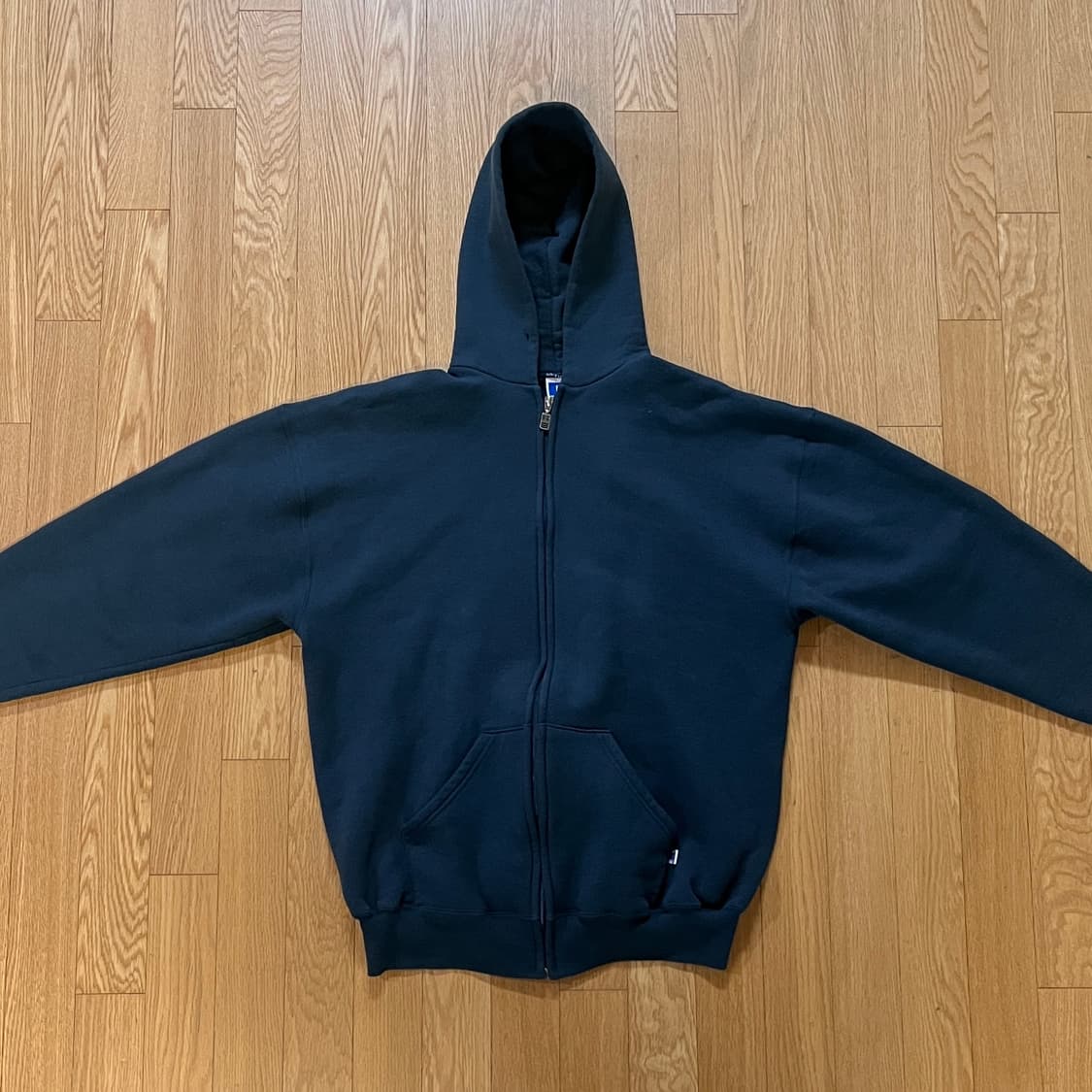 [XL] 90s 빈티지 러셀 후드집업 다크 그린 상품이미지3