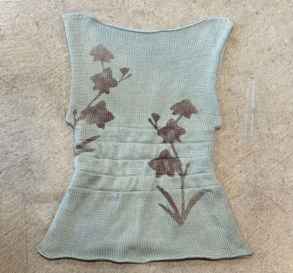 Mint flower mint Knit Top •• * 상품이미지1