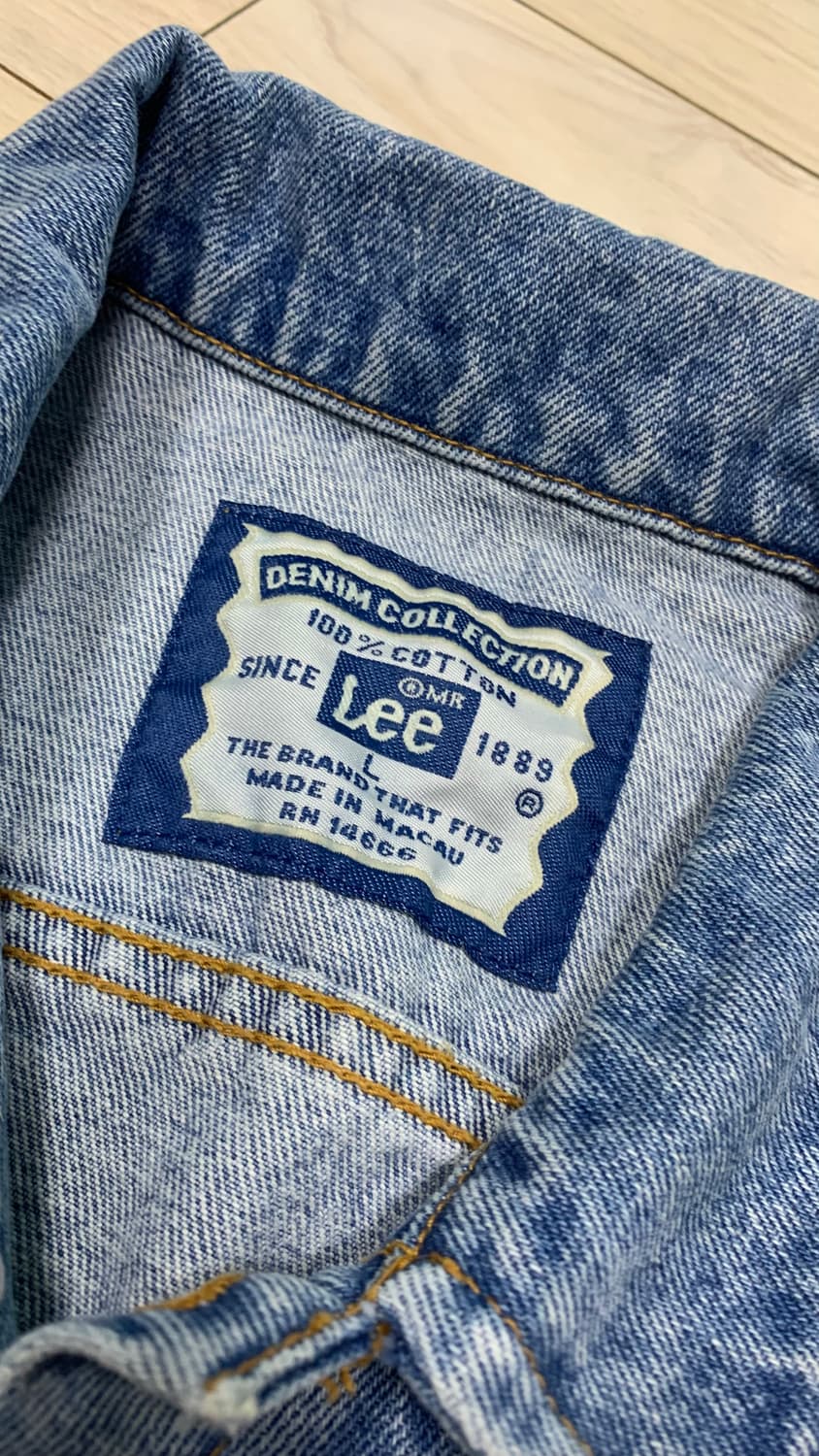 Lee 데님 자켓 빈티지 워싱 L사이즈 상품이미지2