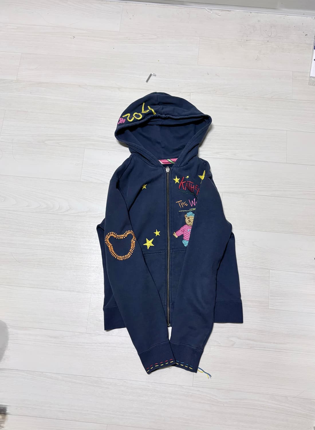 티니위니 자수 y2k 별 후드집업 가디건 상품이미지5