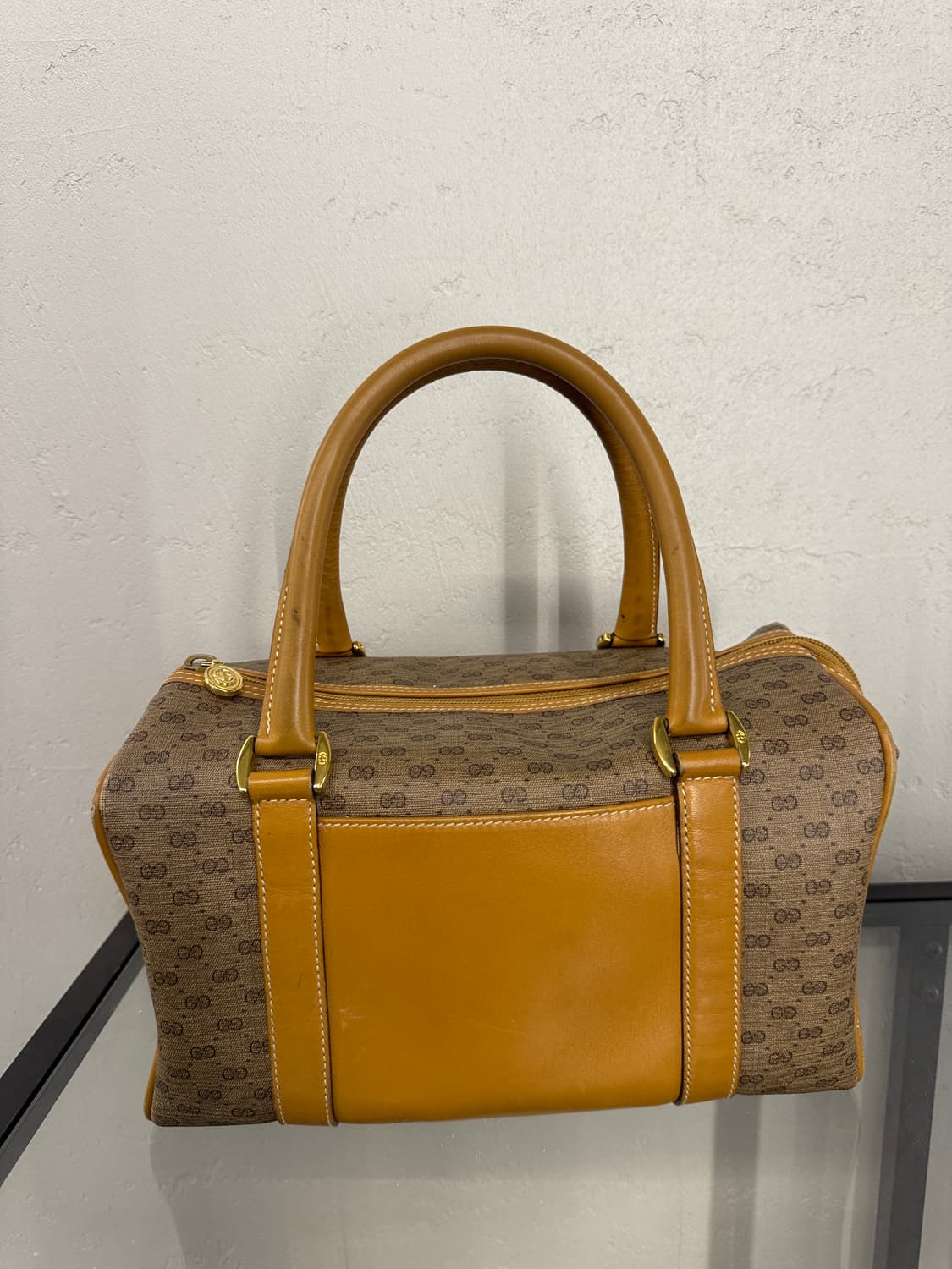 구찌 빈티지GG 패턴 탑 핸들 토트백 상품이미지2