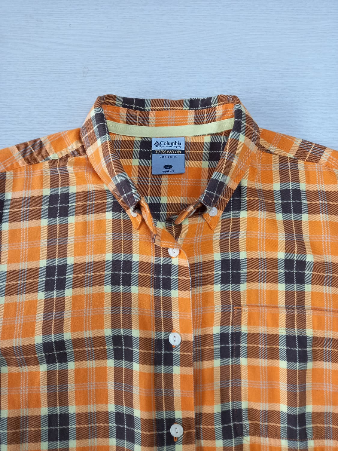 L100 Columbia 가을겨울용 여성 체크 셔츠 L-693 상품이미지4