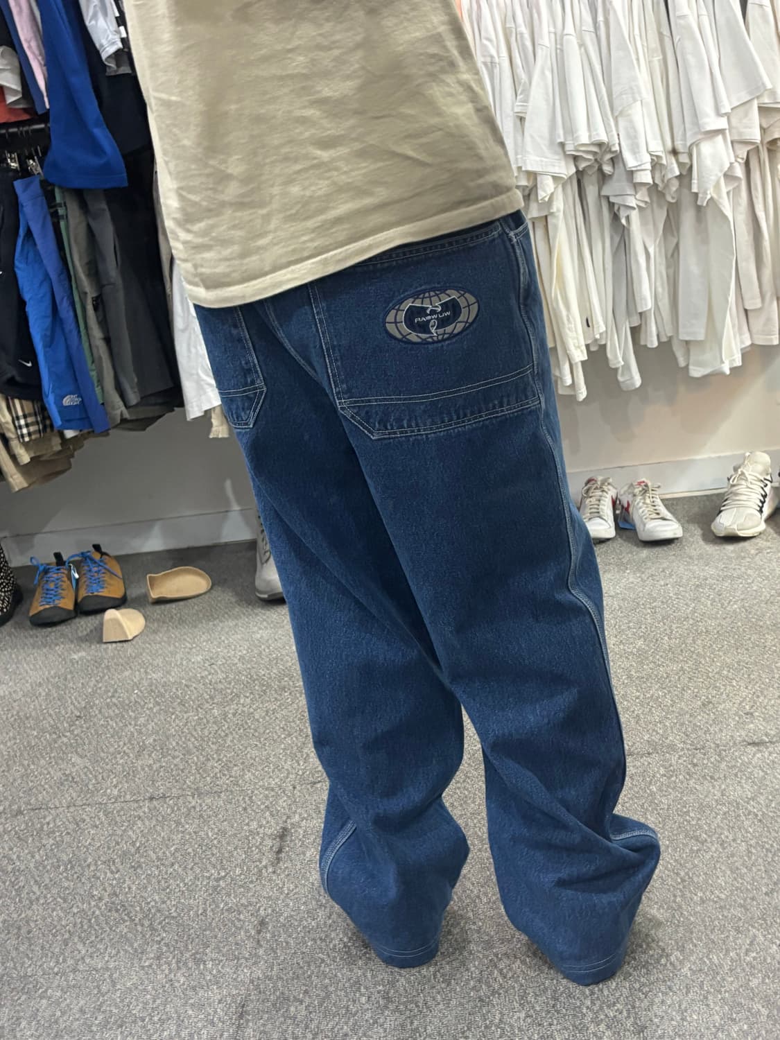 WU WEAR 와이드 데님팬츠 상품이미지9