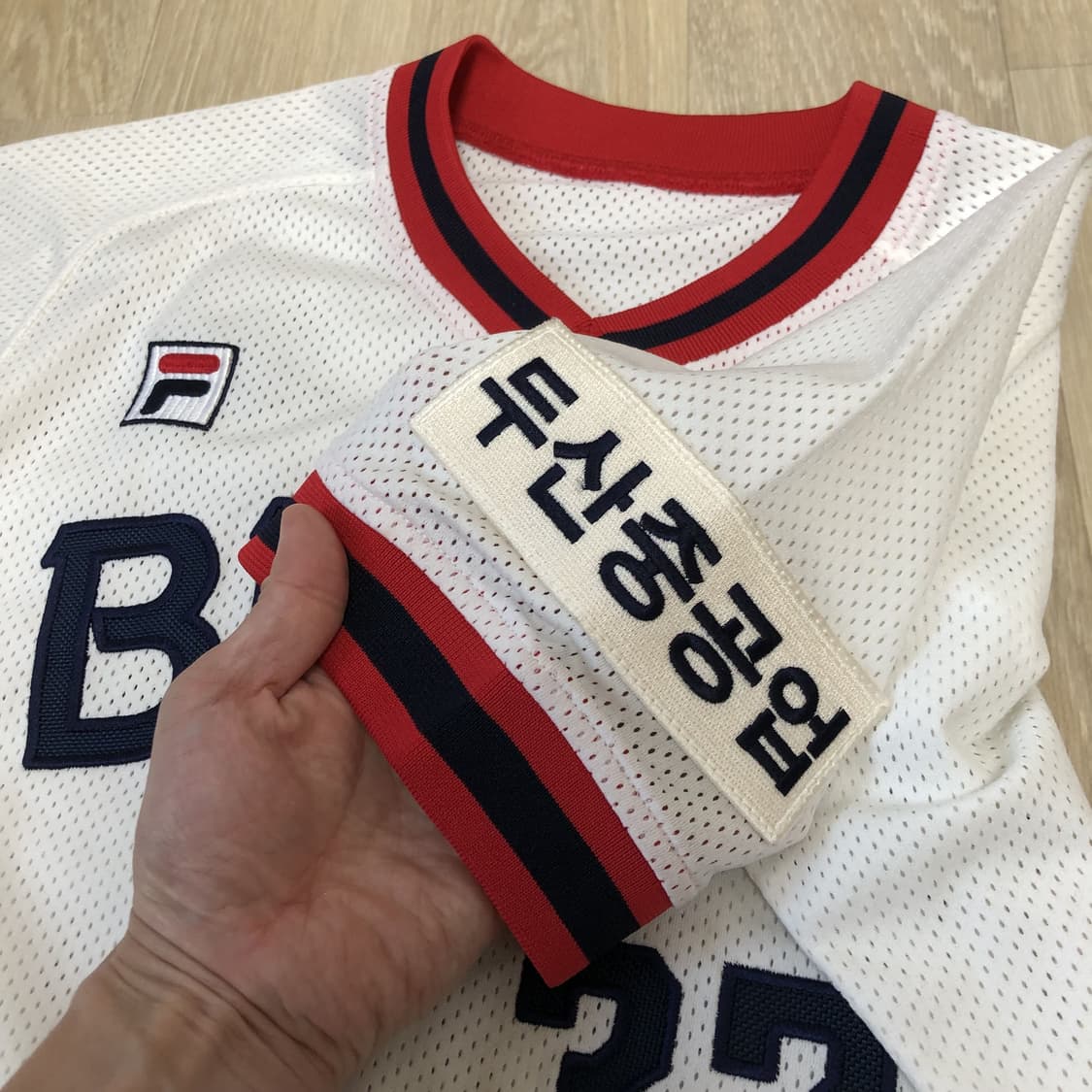 (90) 두산 베어스 올드 브이넥 박건우 싸인 져지 두산 유니폼 져지 상품이미지3
