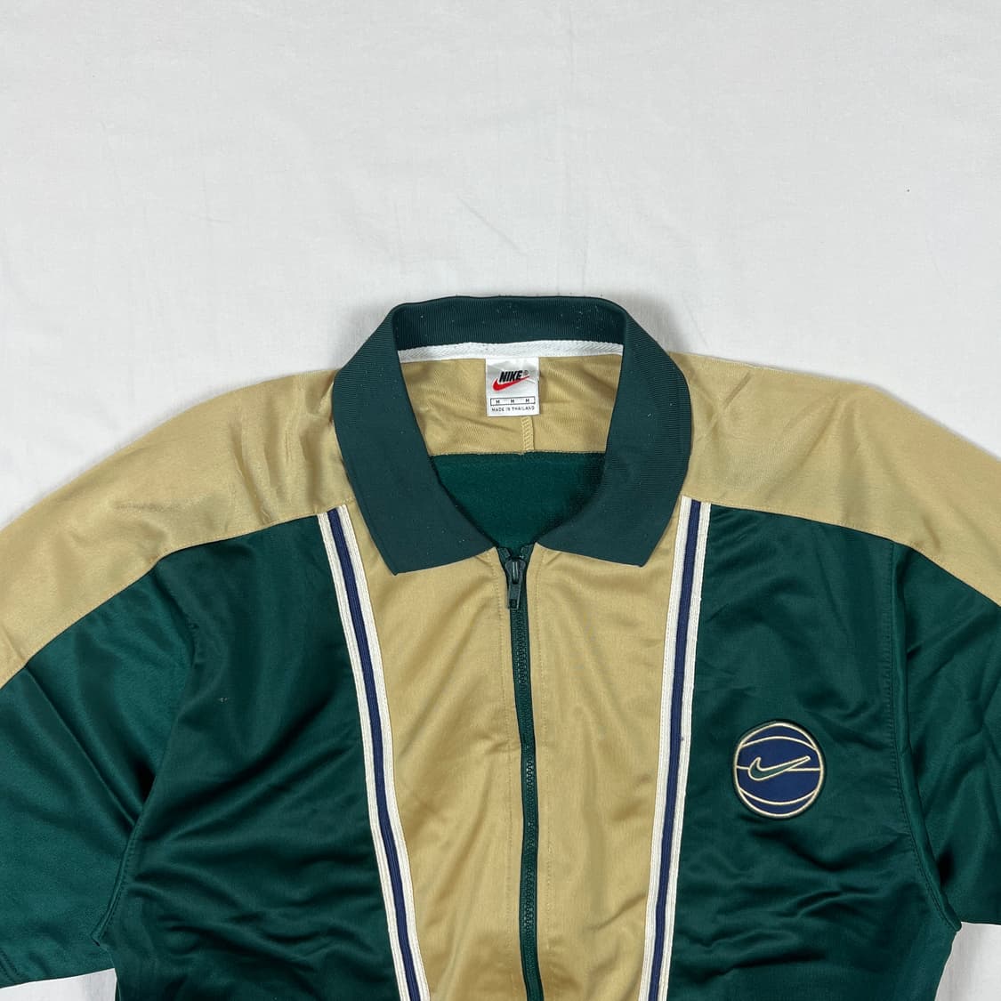 90‘s 나이키 nike 베스킷볼 빅스우시 반팔집업 저지 상품이미지2