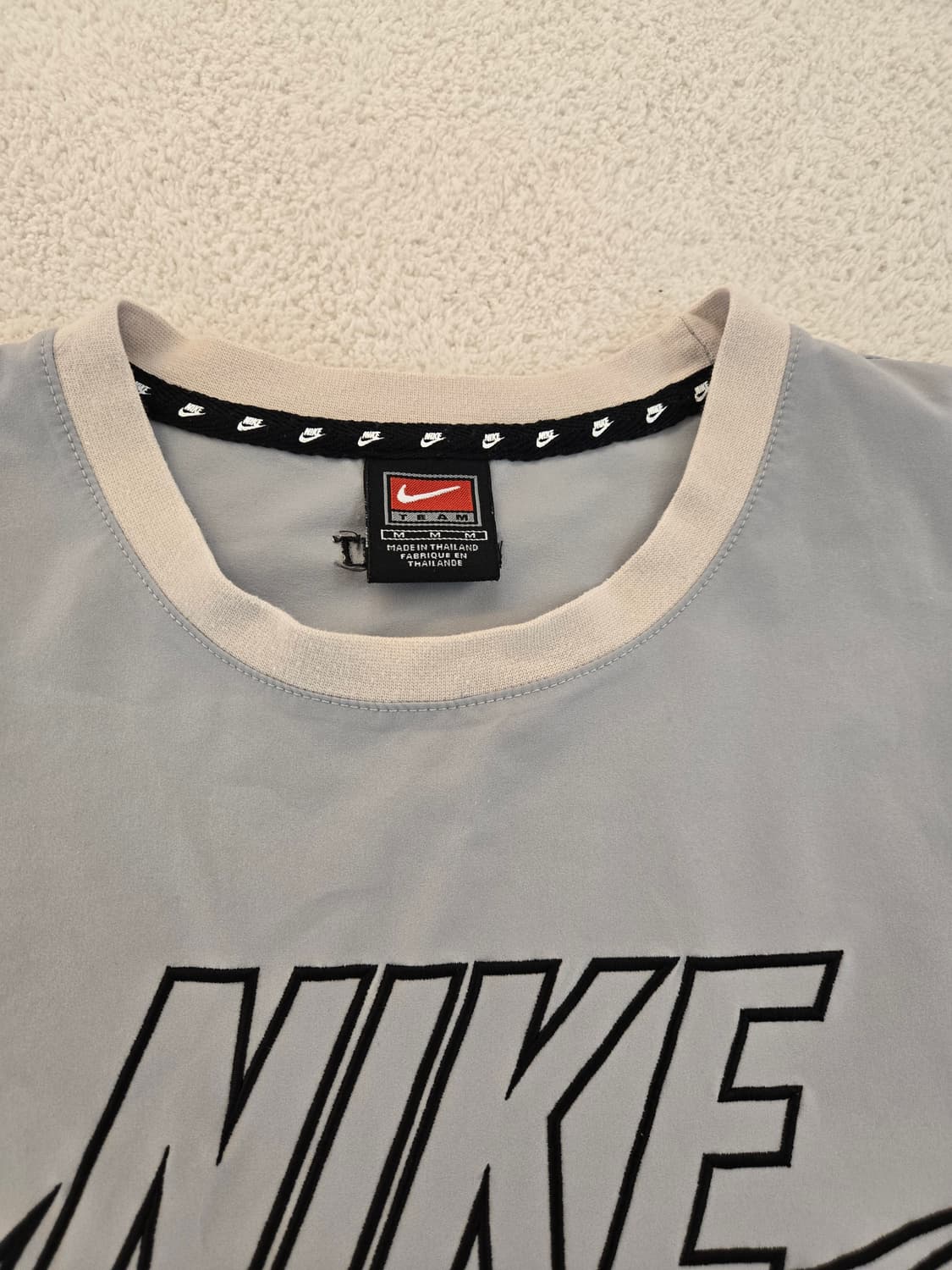 나이키 빅로고 포켓 긴팔 그레이 아노락 M 상품이미지6