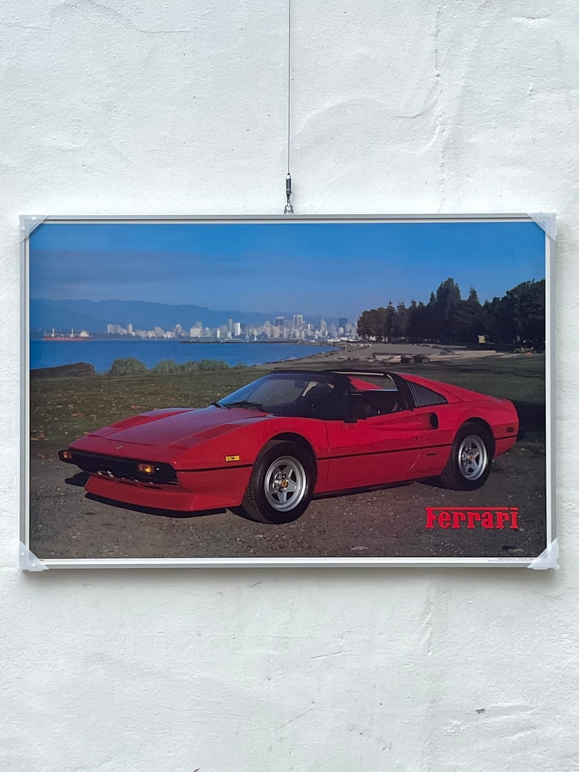 페라리 308 GTS 빈티지 포스터 (액자포함) 상품이미지2