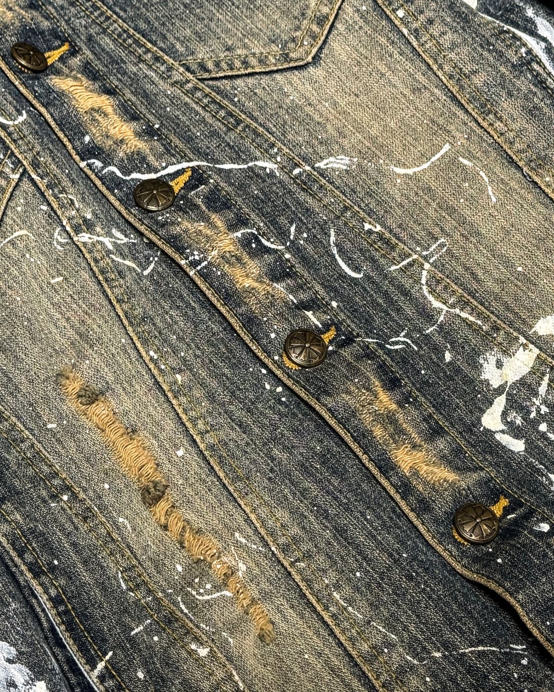 Reworked Paint & Damage Denim Jacket 상품이미지8