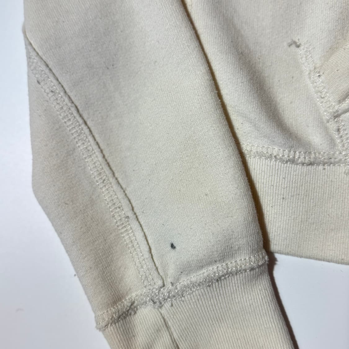 Hollister 홀리스터 크림 컬러 로고 후드집업 상품이미지3