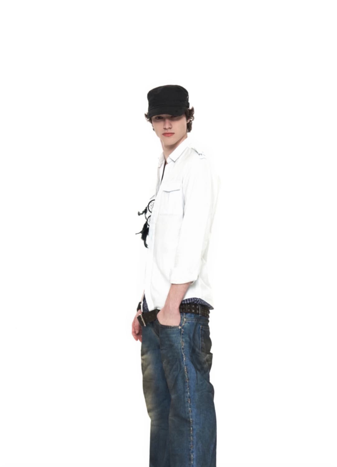 604service DISTRESSED ARMY CAP 상품이미지2