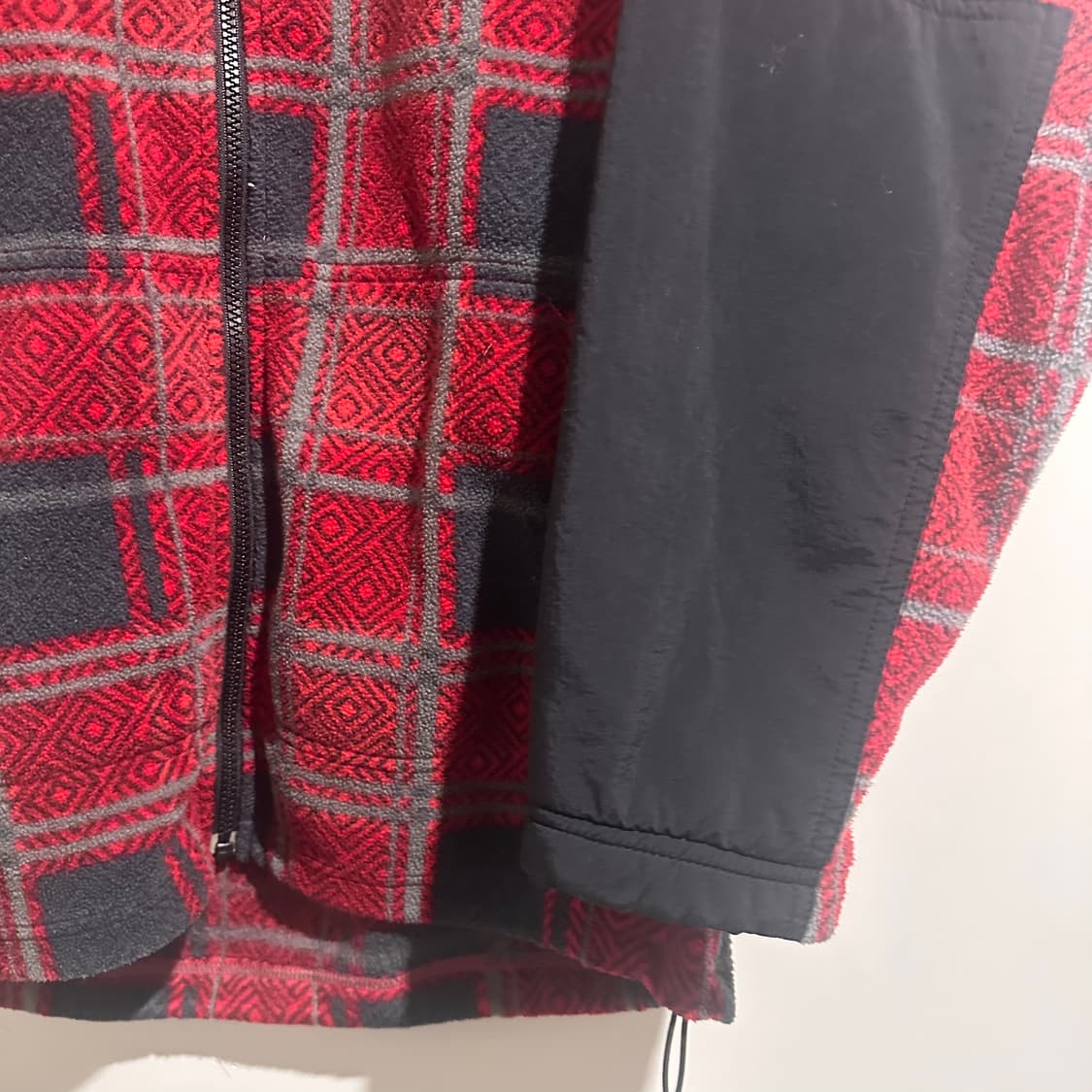 컬럼비아 레드 체크 플리스 상품이미지4