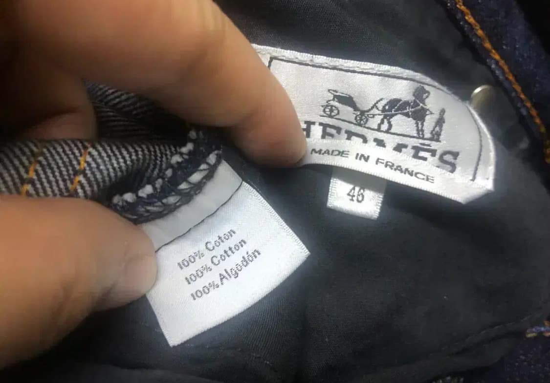 에르메스 셀비지 데님팬츠(코튼)46사이즈(국내30-31 사이즈) 상품이미지9