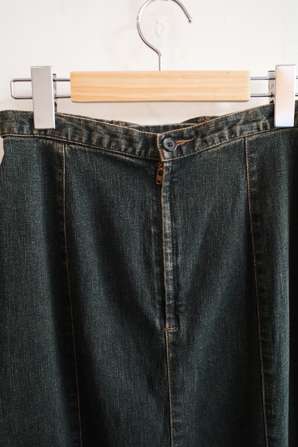 Japan brand 프린지 데님 롱 스커트 (25인치) 상품이미지5