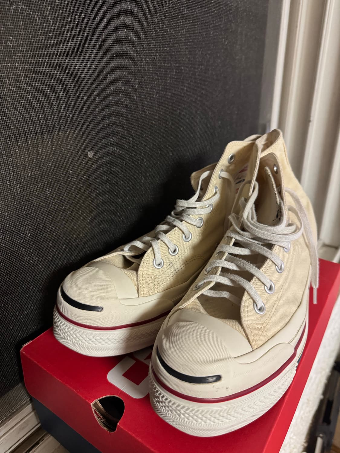 [280] 더블렛 x 컨버스 아이보리 컬러 상품이미지2