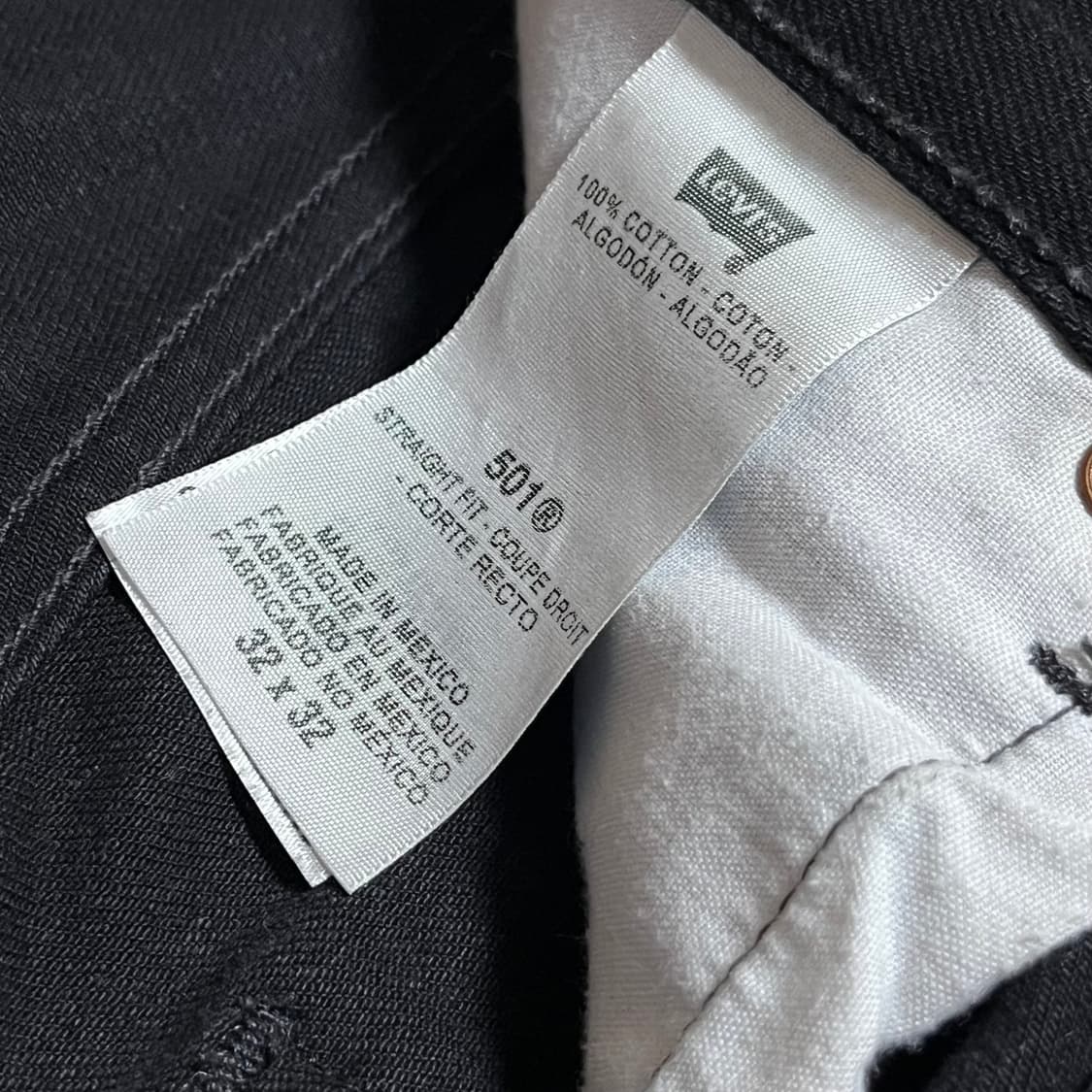 리바이스 501 / 32*32 블랙 상품이미지5