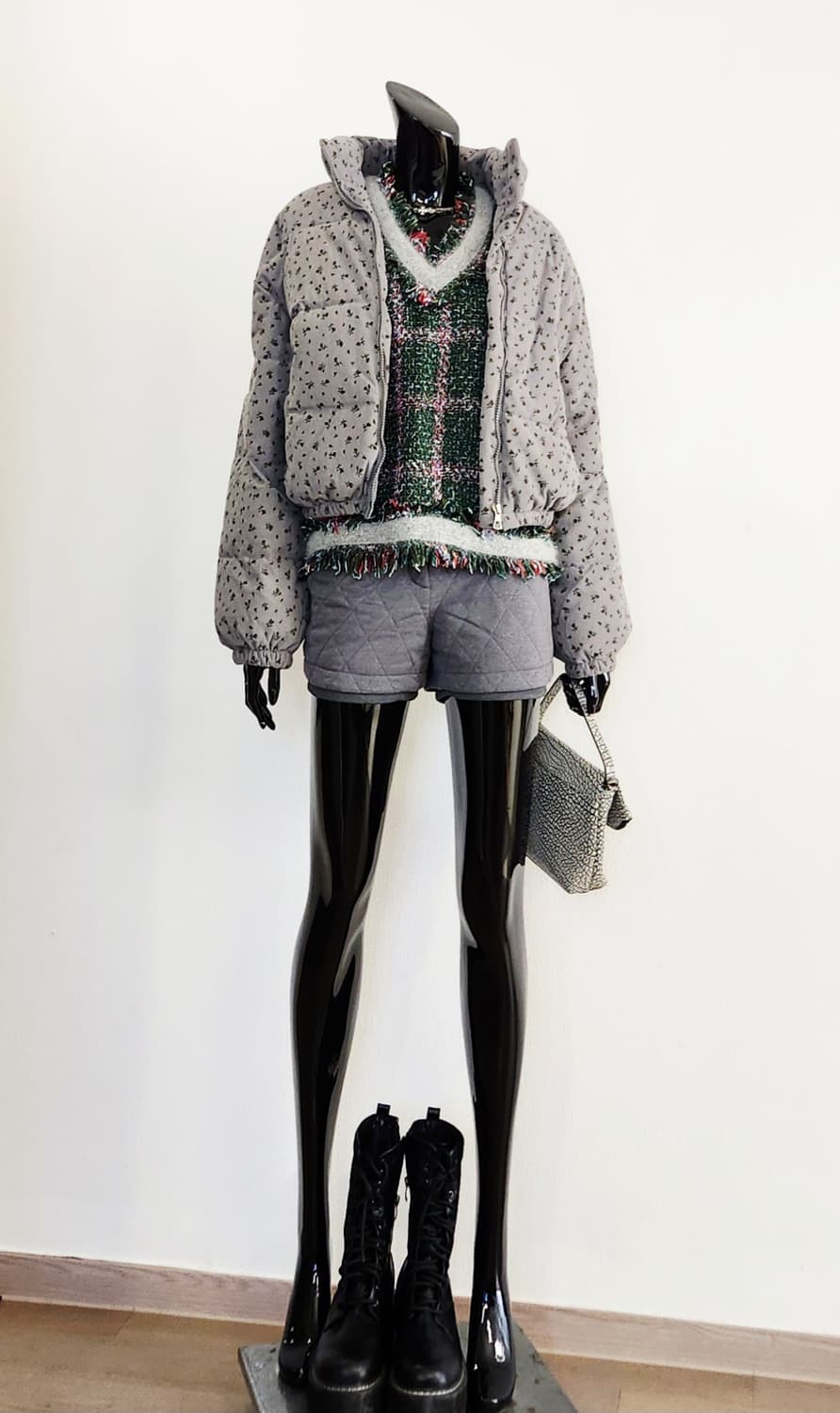 코듀로이 숏패딩  상품이미지4